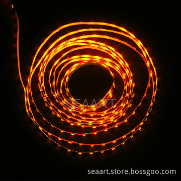 60leds/M SMD3528 4.8W/M IP65 flexible YELLOW color led strip